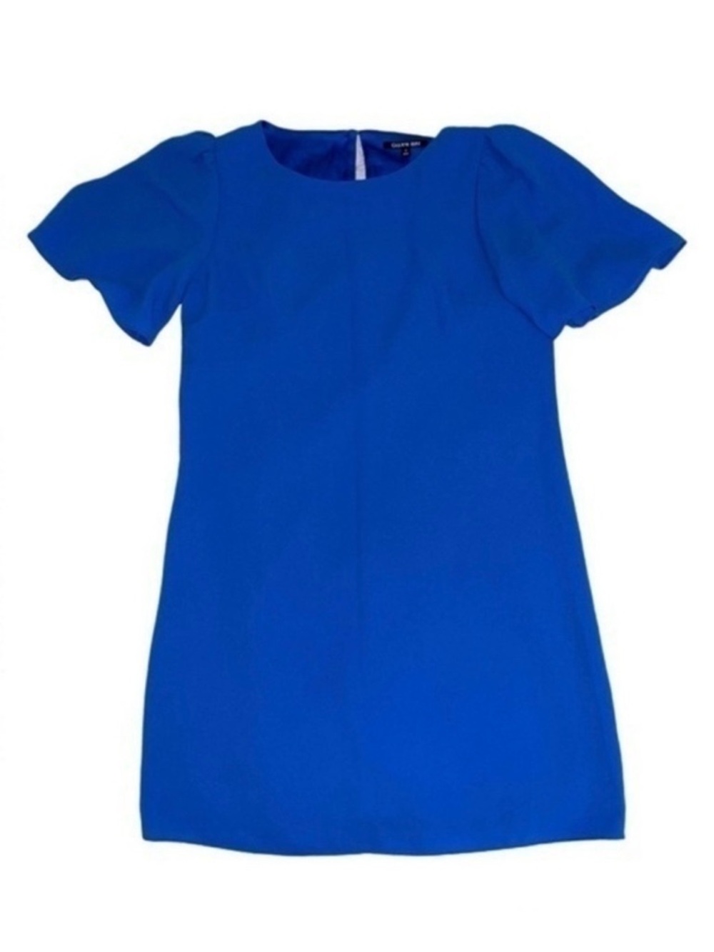 GIANNI BINI Women’s Royal Blue Dress with Flutter Sleeves - Size Small